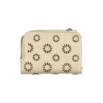 Desigual Beige Wallet - A Canvas of Creativity