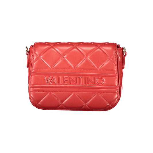 Mario Valentino Red Polyethylene Women Handbag with Removable Strap