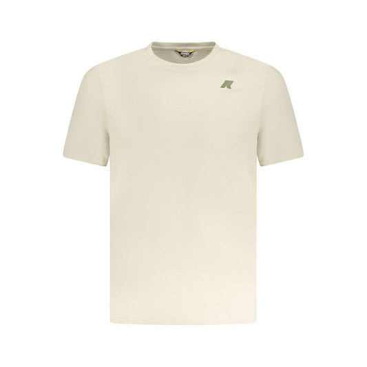K-WAY Beige Cotton T-Shirt - Stylish and Comfortable
