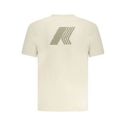 K-WAY Beige Cotton T-Shirt - Stylish and Comfortable