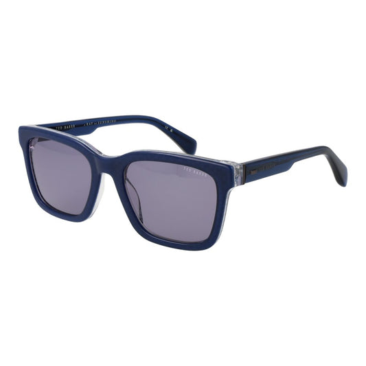 Ted Baker Men’s Sunglasses – Blue Acetate Frame with Blue Lenses, 55mm