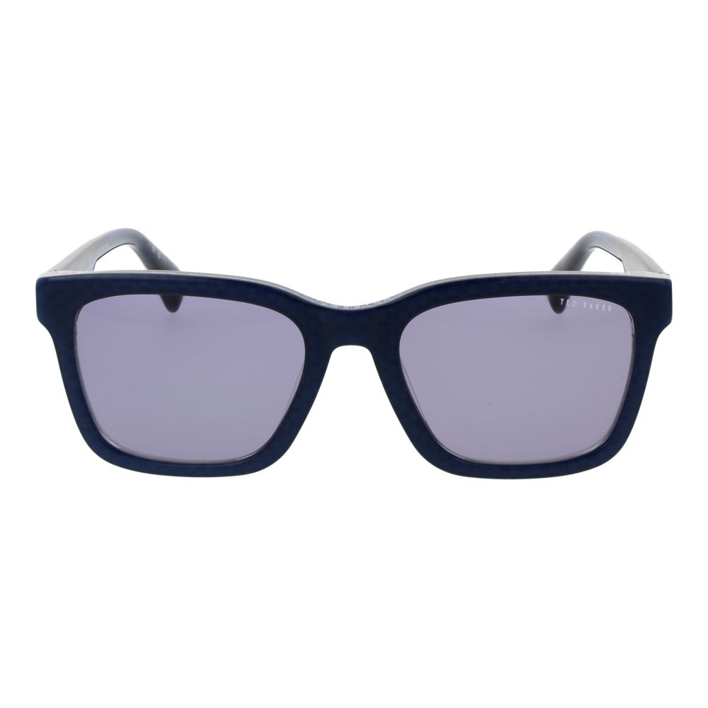 Ted Baker Men’s Sunglasses – Blue Acetate Frame with Blue Lenses, 55mm