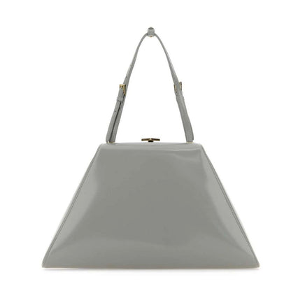 Prada Cloud Gray Leather Handbag