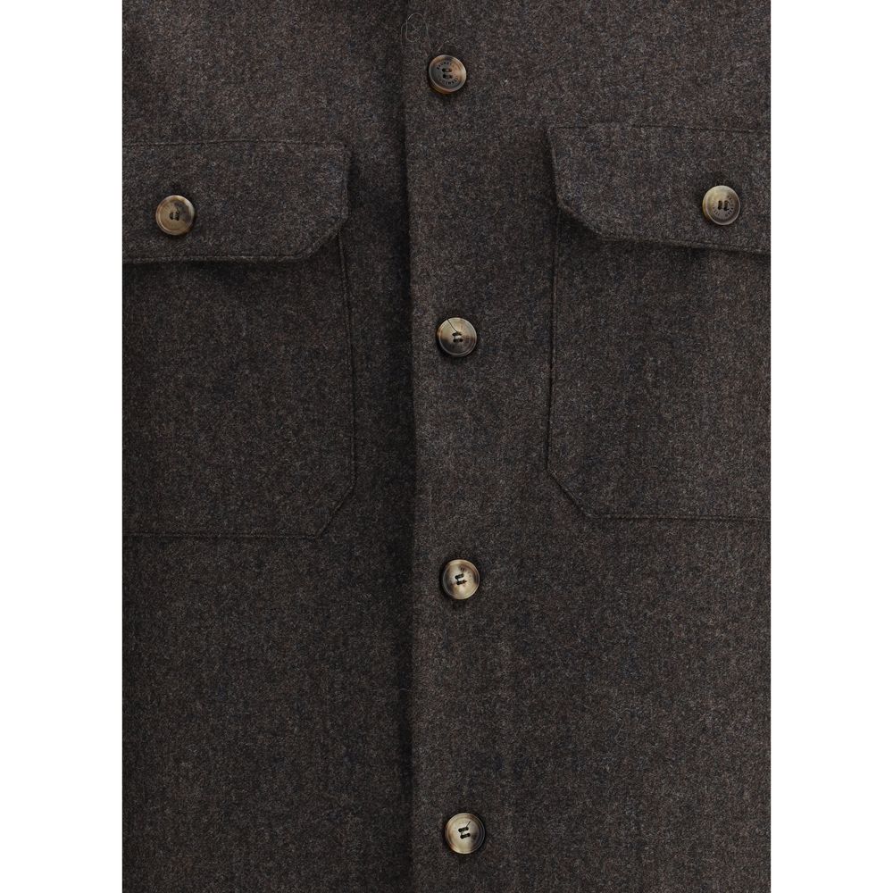 Brunello Cucinelli Virgin Wool Shirt