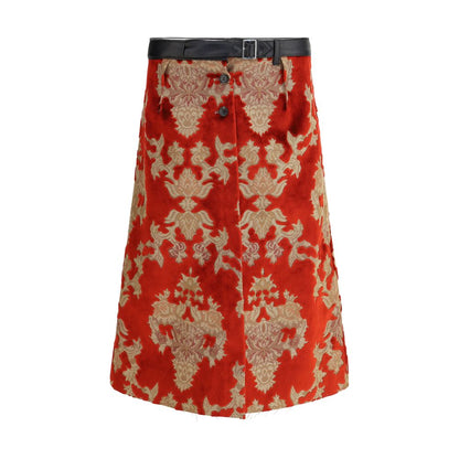 Undercover Brocade Midi Skirt