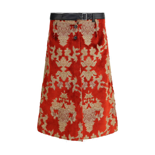 Undercover Brocade Midi Skirt