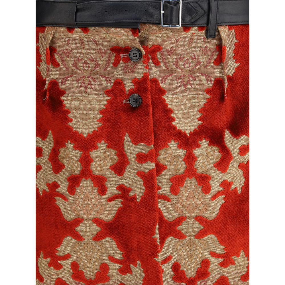 Undercover Brocade Midi Skirt