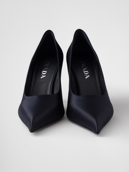 Prada Blue Satin Pumps: Elegance Redefined