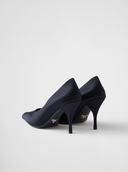 Prada Blue Satin Pumps: Elegance Redefined