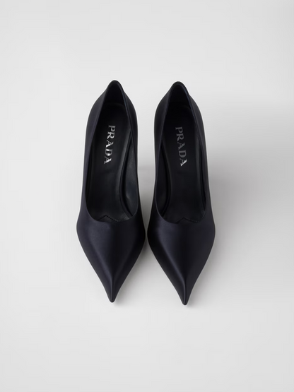 Prada Blue Satin Pumps: Elegance Redefined