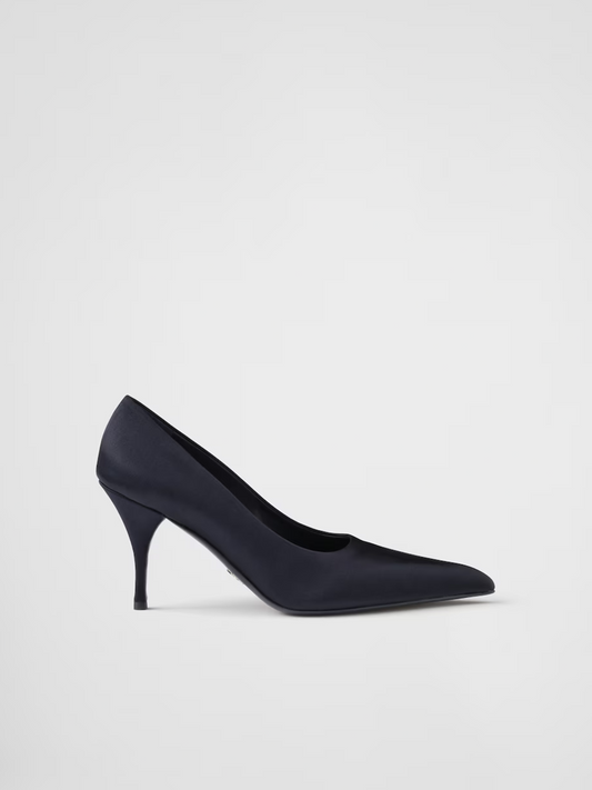Prada Blue Satin Pumps: Elegance Redefined