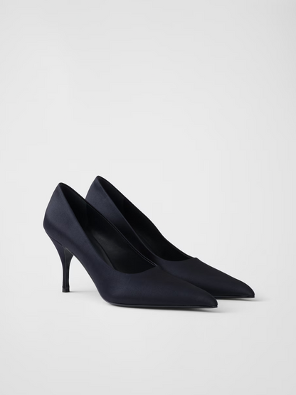 Prada Blue Satin Pumps: Elegance Redefined