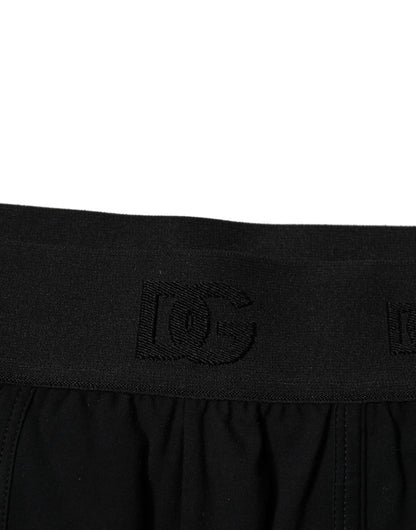 Dolce & Gabbana Black Cotton Stretch Boxer Briefs