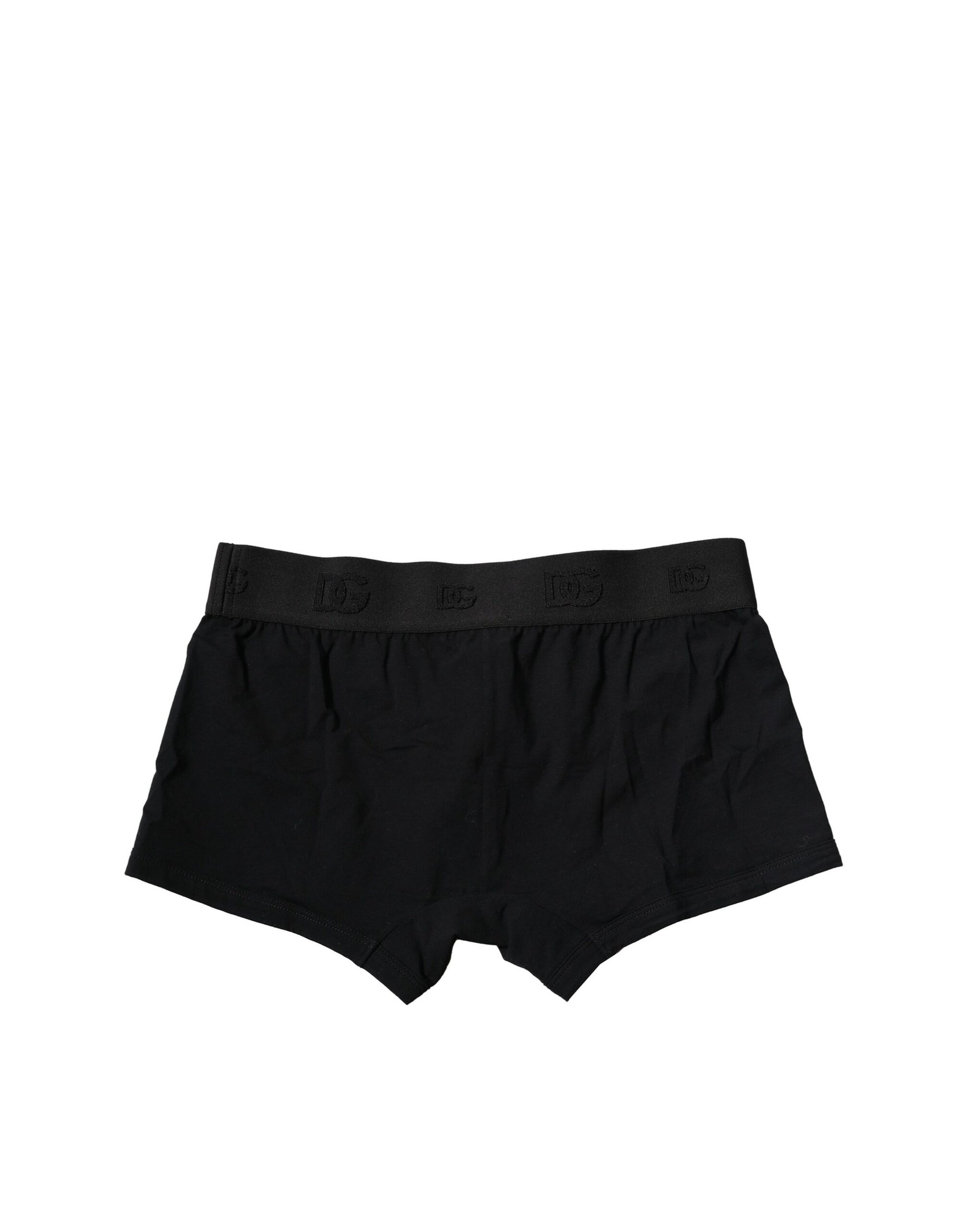Dolce & Gabbana Black Cotton Stretch Boxer Briefs