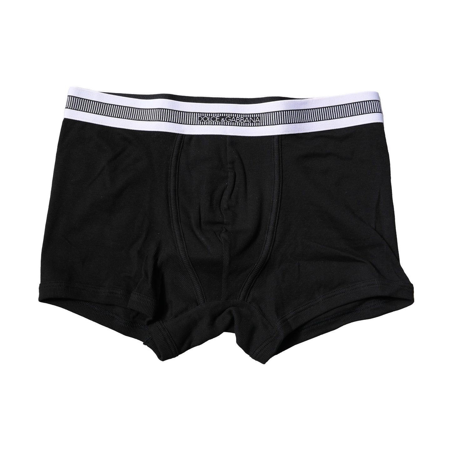 Dolce & Gabbana Black Cotton Stretch Boxer Briefs