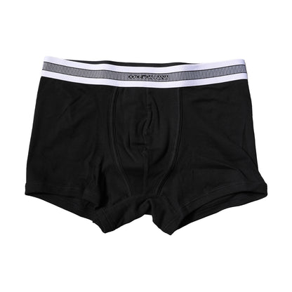 Dolce & Gabbana Black Cotton Stretch Boxer Briefs
