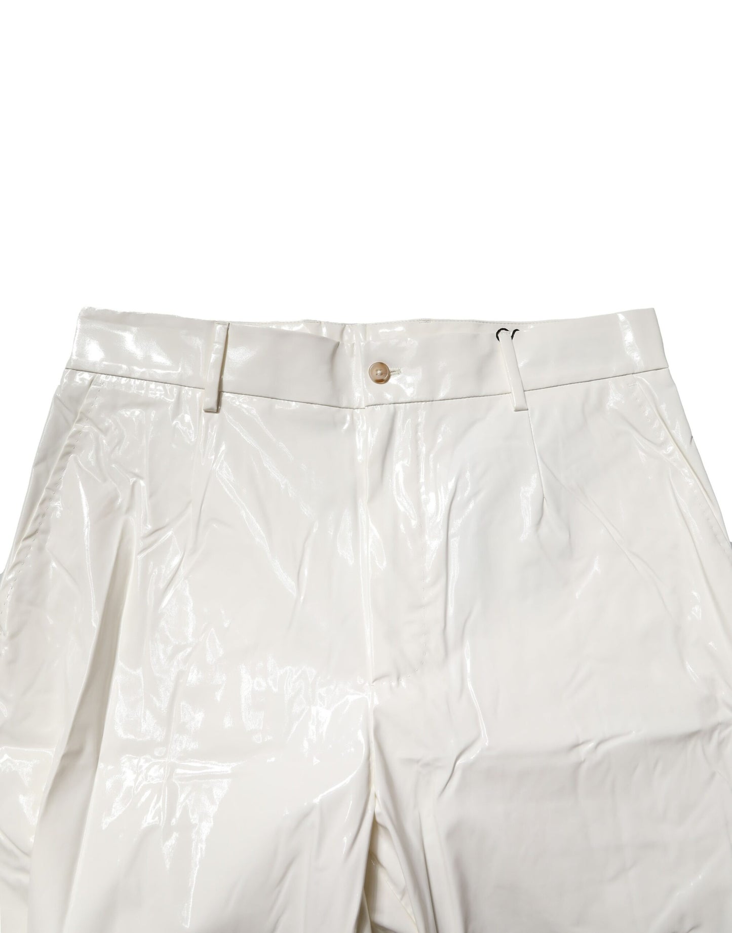 Dolce & Gabbana White Nylon Tapered Pants for Men