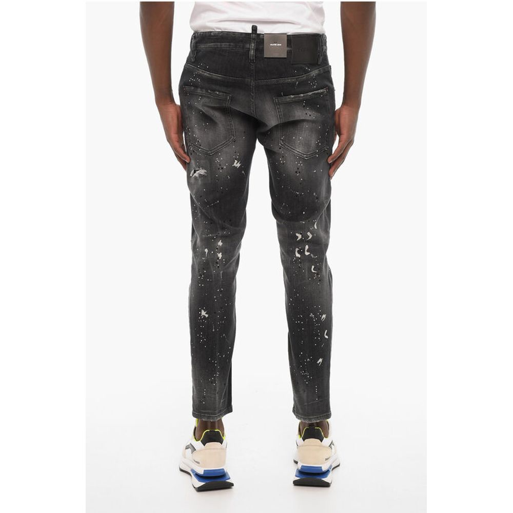 Dsquared² Rhinestone Embellished Regular Fit Jeans