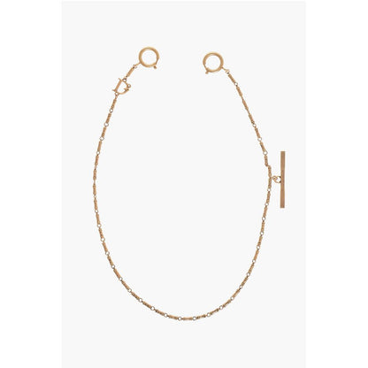 Dsquared2 Golden Effect Metal D2 Statement Pant's Chain