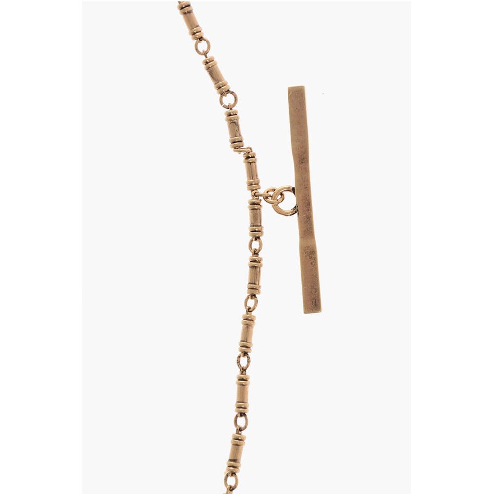 Dsquared2 Golden Effect Metal D2 Statement Pant's Chain