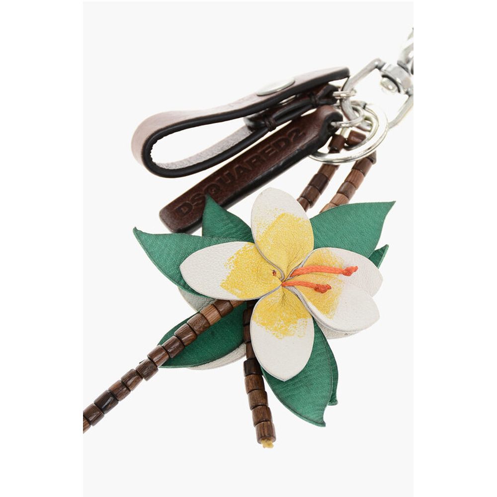 Dsquared² ALOHA SPIRIT Keyring with Leather Pendants