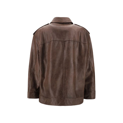 PINKO Statement-Making Leather Jacket