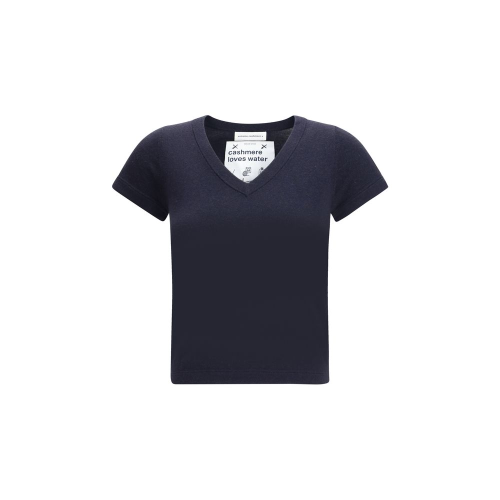 Extreme Cashmere Blue Knit T-Shirt