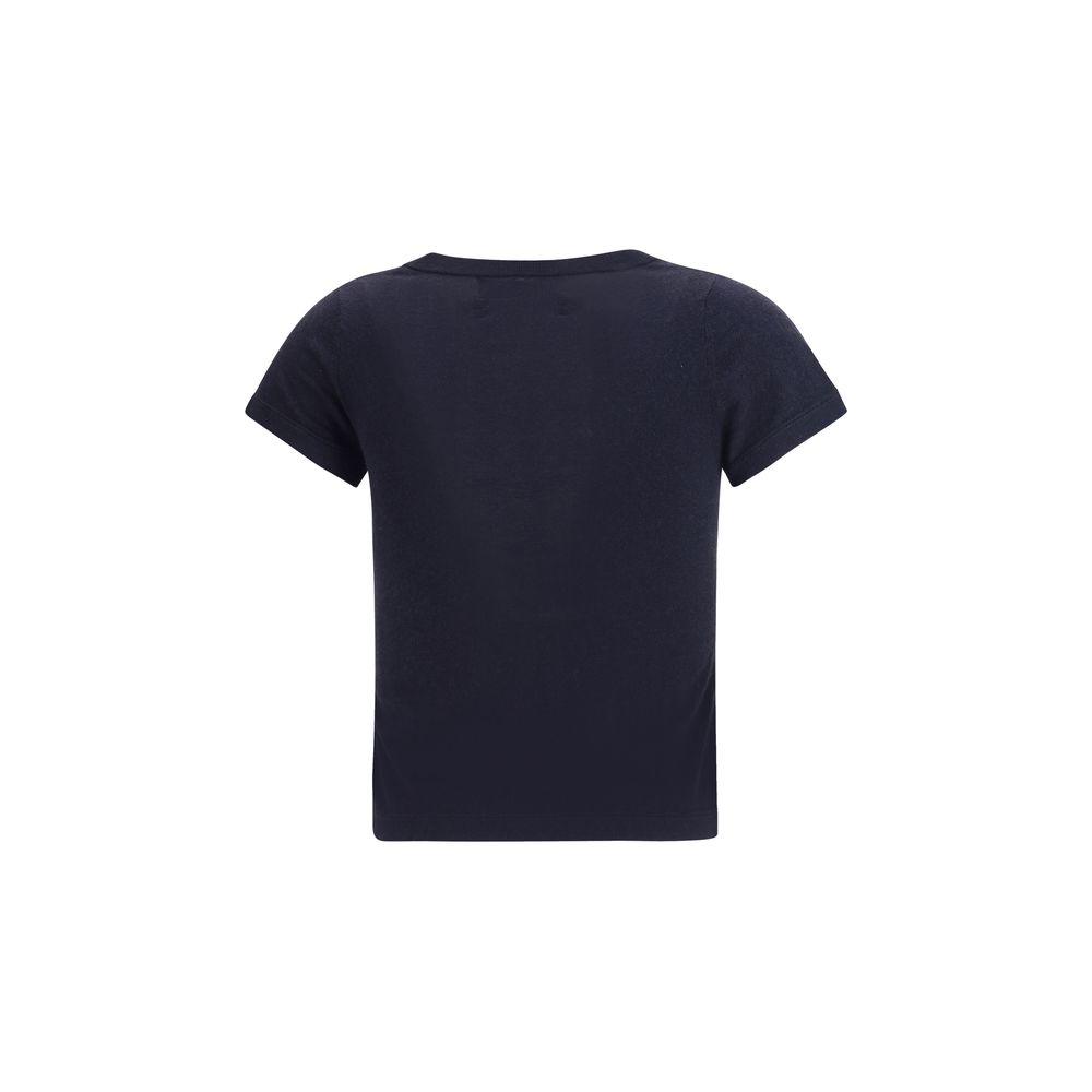 Extreme Cashmere Blue Knit T-Shirt