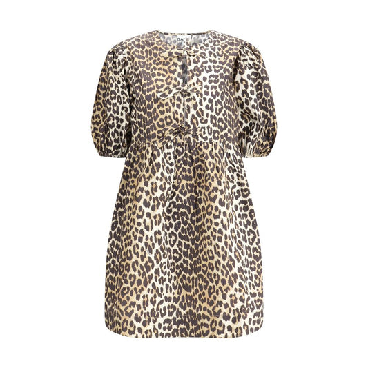 Ganni Leopard Mini Dress