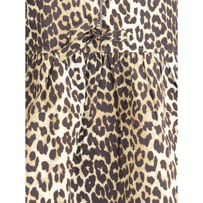 Ganni Leopard Mini Dress