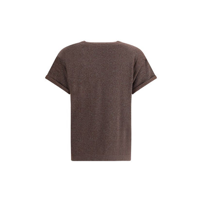 Brunello Cucinelli Lurex T-Shirt - Timeless Elegance