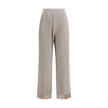 Brunello Cucinelli Ribbed Lurex Pants