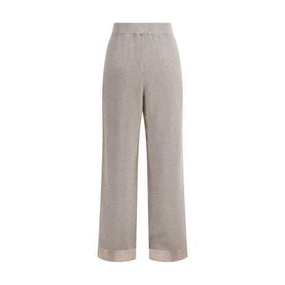 Brunello Cucinelli Ribbed Lurex Pants