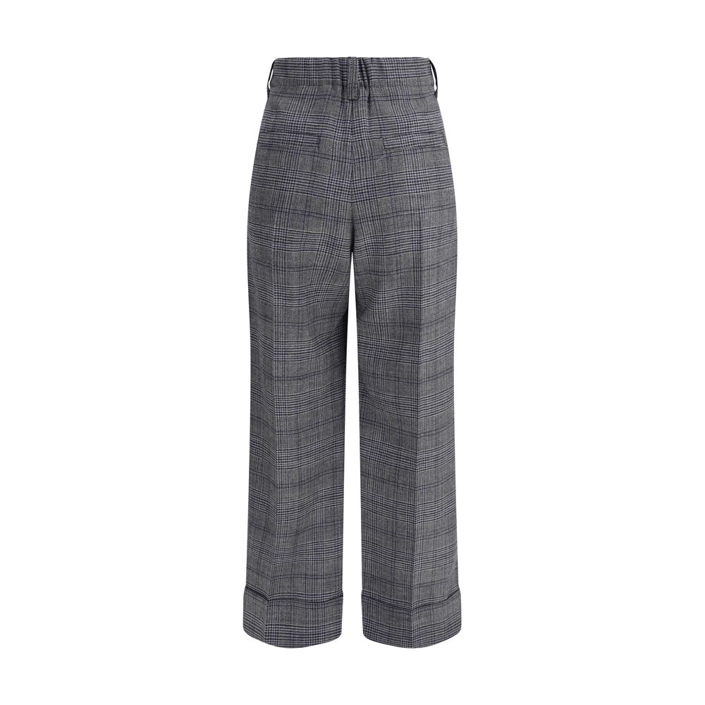Brunello Cucinelli Prince of Wales Patterned Pants