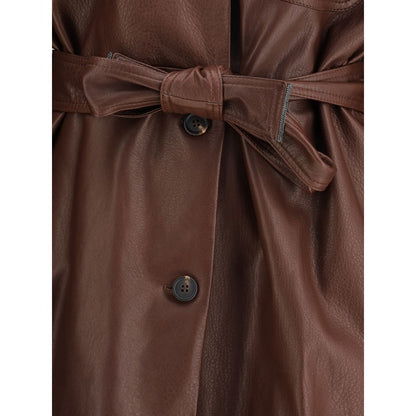 Brunello Cucinelli Saharan Leather Jacket