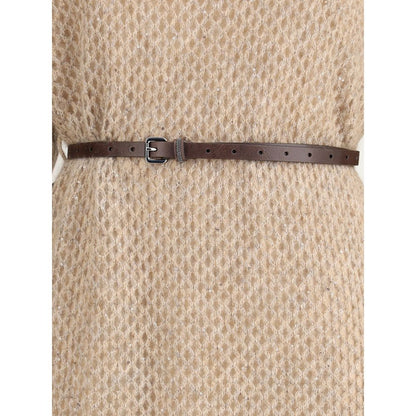 Brunello Cucinelli Perforated Long Dress