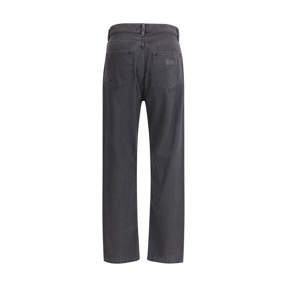 MM6 Vintage Jeans - Bold Cotton Denim with Cut-Out Details