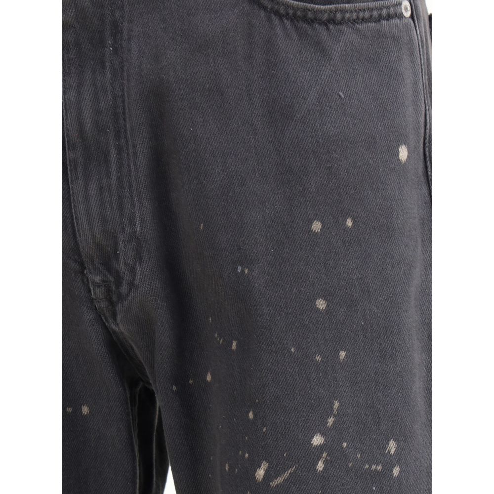 MM6 Vintage Jeans - Bold Cotton Denim with Cut-Out Details