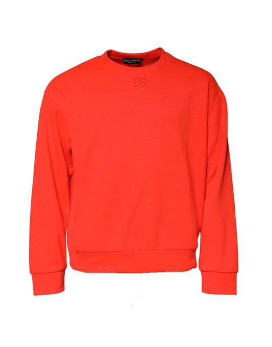 Dolce & Gabbana Orange DG Logo Sweatshirt for Men