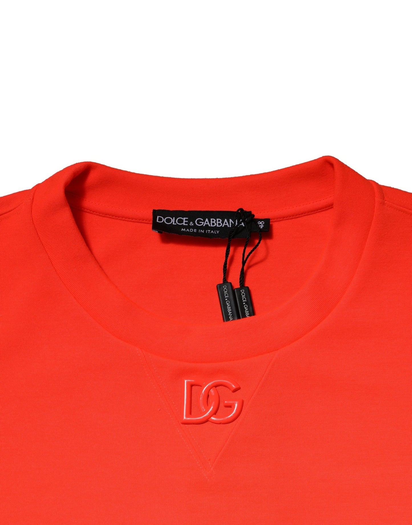 Dolce & Gabbana Orange DG Logo Sweatshirt for Men