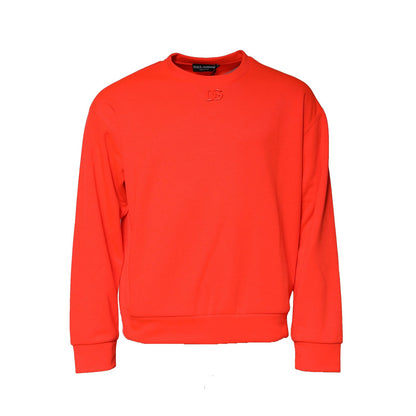 Dolce & Gabbana Orange DG Logo Sweatshirt for Men