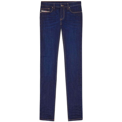 Diesel Blue Cotton Jeans - Slim Fit with Stretch