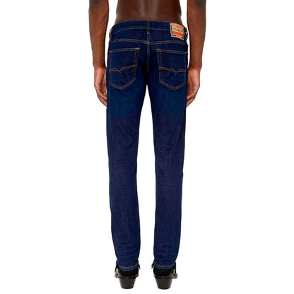 Diesel Blue Cotton Jeans - Slim Fit with Stretch