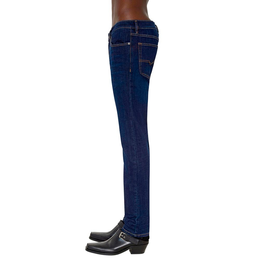 Diesel Blue Cotton Jeans - Slim Fit with Stretch