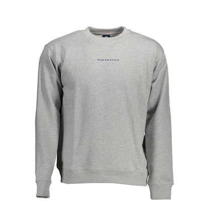 North Sails Gray Cotton Men's Sweatshirt