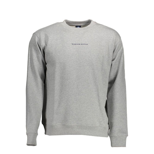 North Sails Gray Cotton Men's Sweatshirt