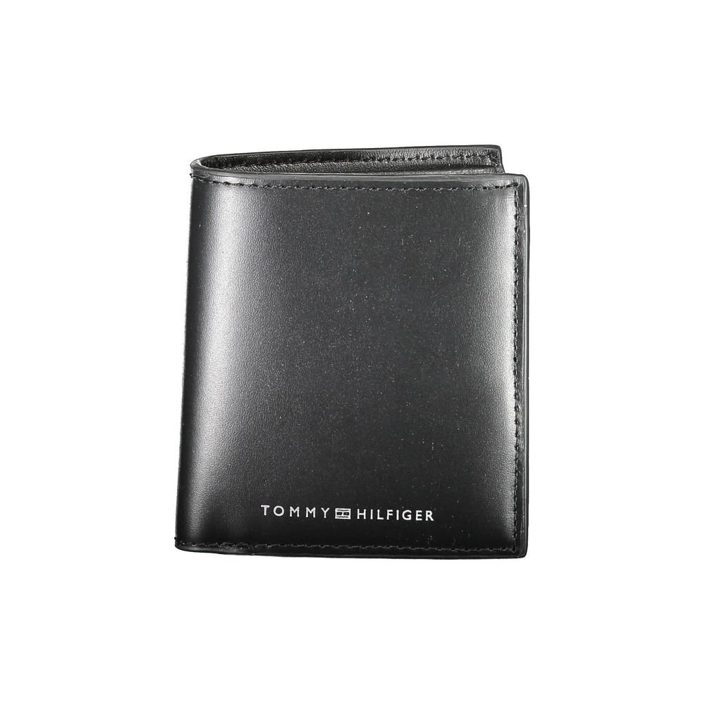 Tommy Hilfiger Black Leather Men’s Wallet