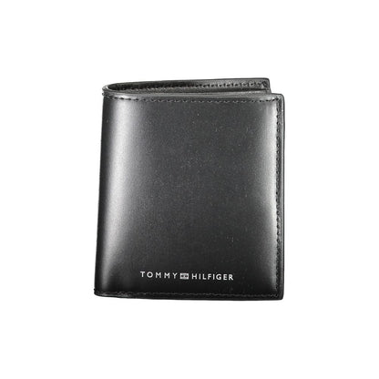 Tommy Hilfiger Black Leather Men’s Wallet