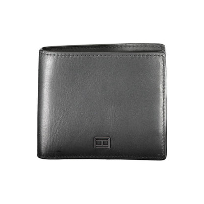 Tommy Hilfiger Black Leather Men’s Wallet