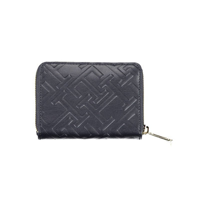 Tommy Hilfiger Blue Faux Leather Wallet for Women